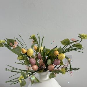 🌸NEW Easter Artificial Floral Arrangement with Yellow and Pink Accents.